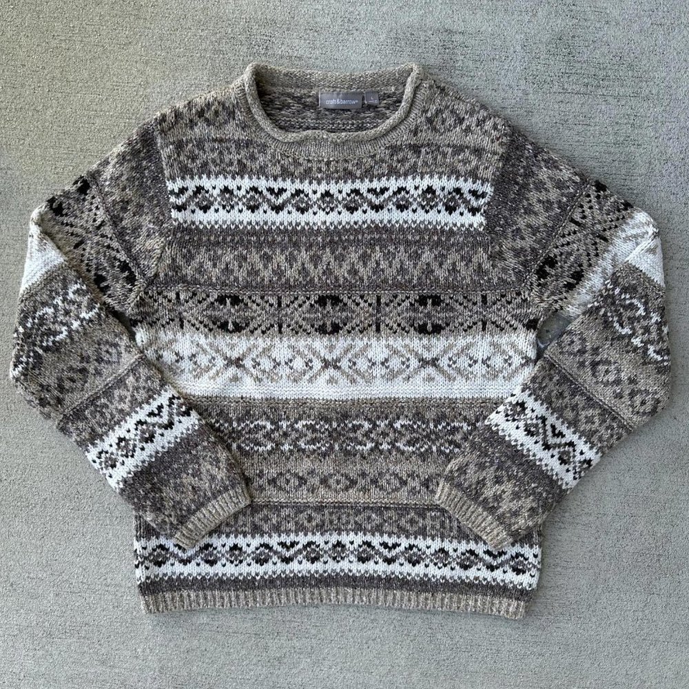 MID 2000s WINTER CREWNECK SWEATER